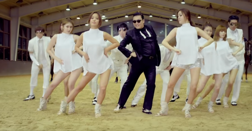 Capture d'écran Gangnam Style