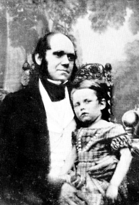 Charles Darwin et son fils William