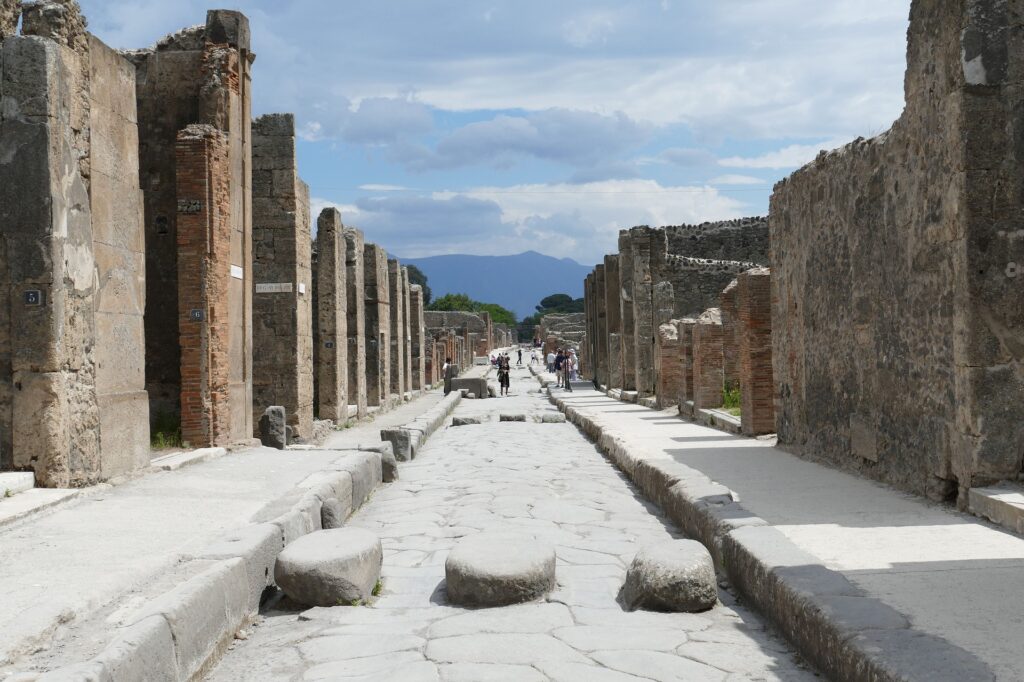 Les ruines de Pompéi