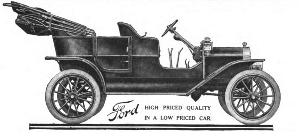 Publicité pour la Ford T