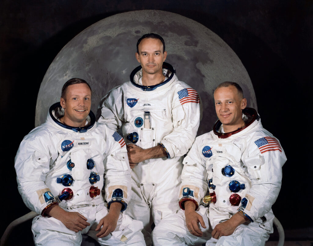 Armstrong, Collins et Aldrin